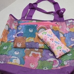 Care Bear Tote, Pouch, and Sunglasses Set